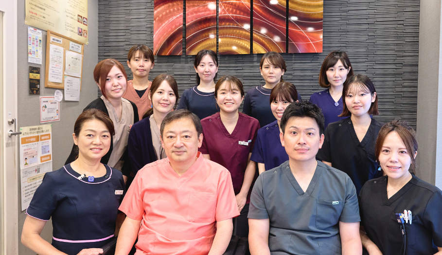 スタッフ一人ひとりが丁寧な対応を心がけ、不安なく過ごせる診療環境づくりに努めています。