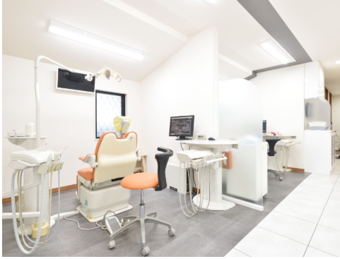 ①外観②待合い③診療室