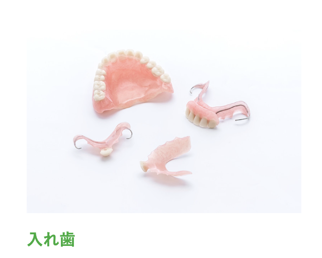 虫歯や歯周病、ケガなどで歯を失った患者様に向けて、入れ歯治療をご提案しています