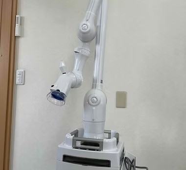 粉塵を抑える口腔外バキューム完備