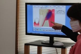 モニターを使ったわかりやすい説明