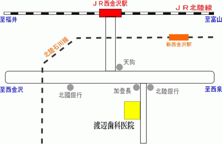 アクセスに優れた位置に院を構えております
