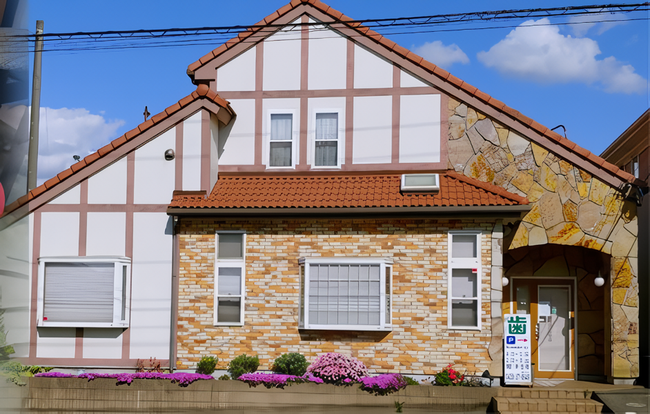 ①外観②待合室③キッズスペース