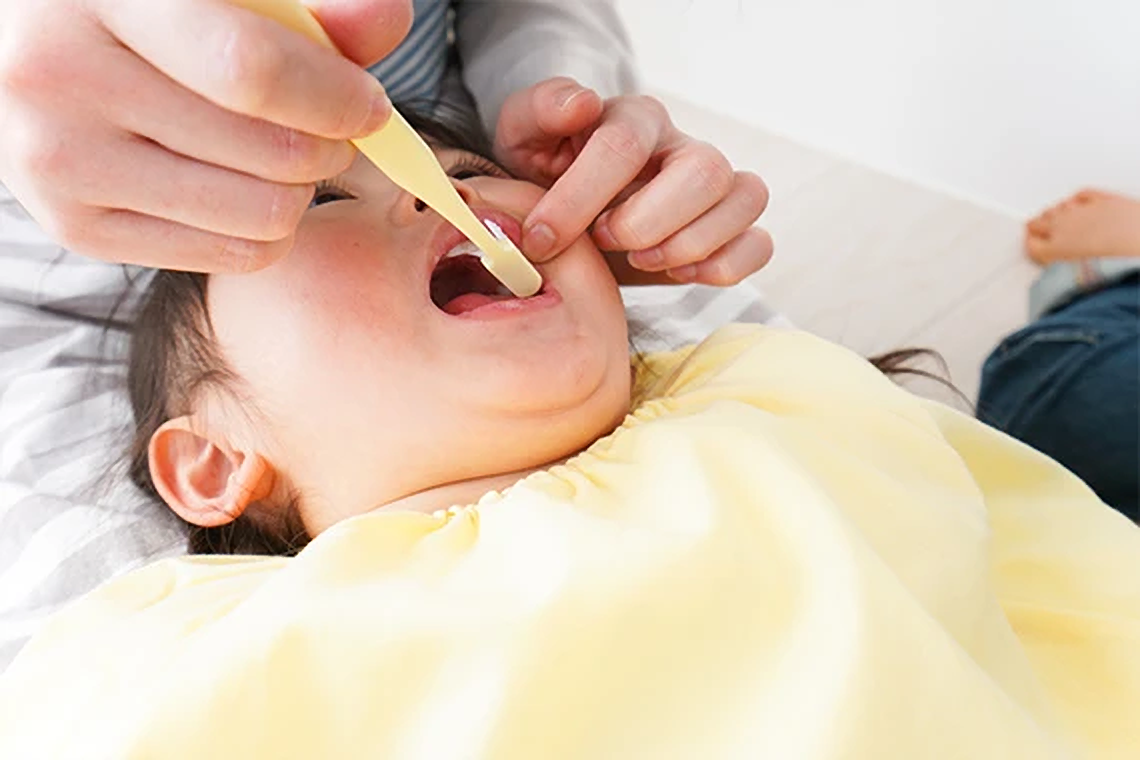 歯磨き指導も行っています