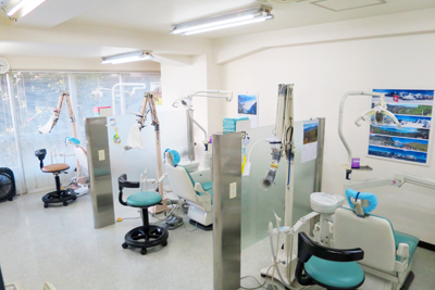 清潔な診療室で診療を行います