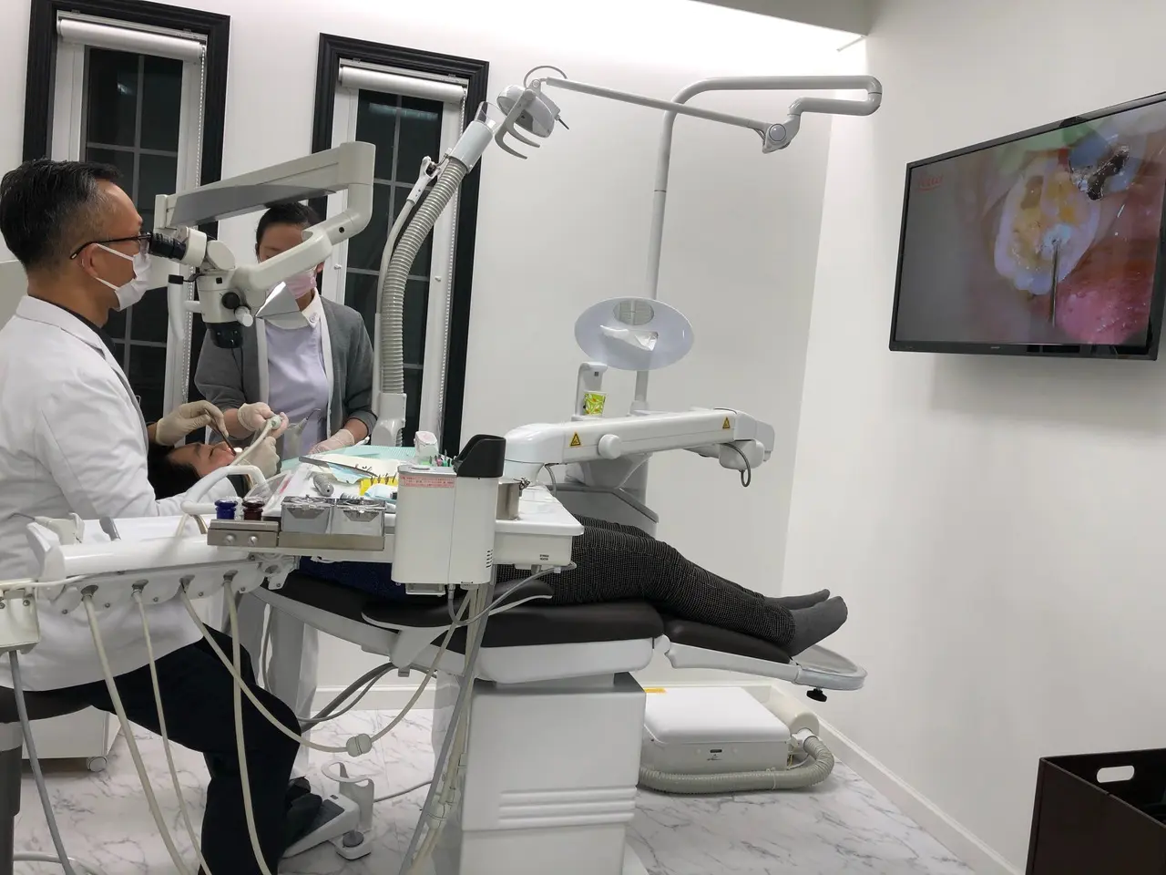 患者様の負担を軽減するため、痛みの少ない治療を心がけています