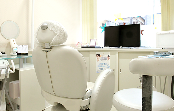 ①診療室②受付③待合室