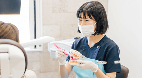 患者様に合わせた予防・メンテナンスケアを提供しています