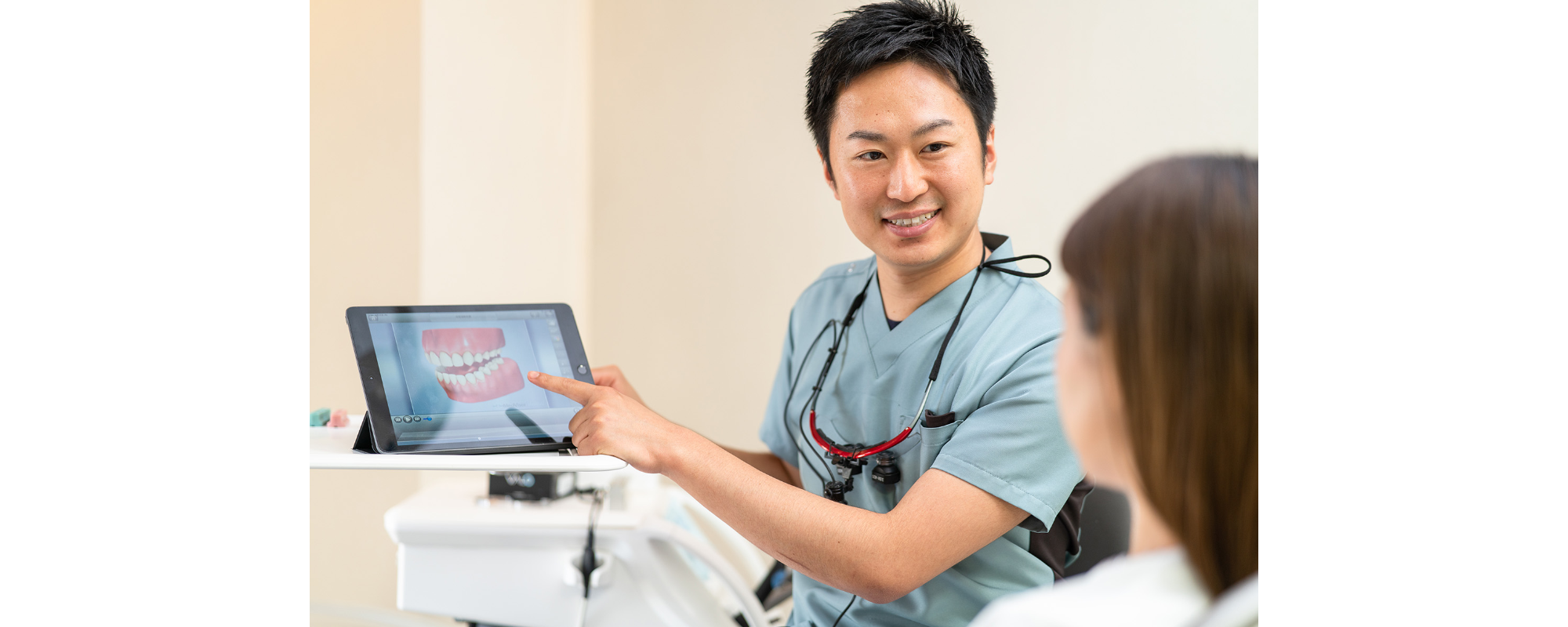 患者様一人ひとりの考え方を尊重した思いやりのある診療を行っています。