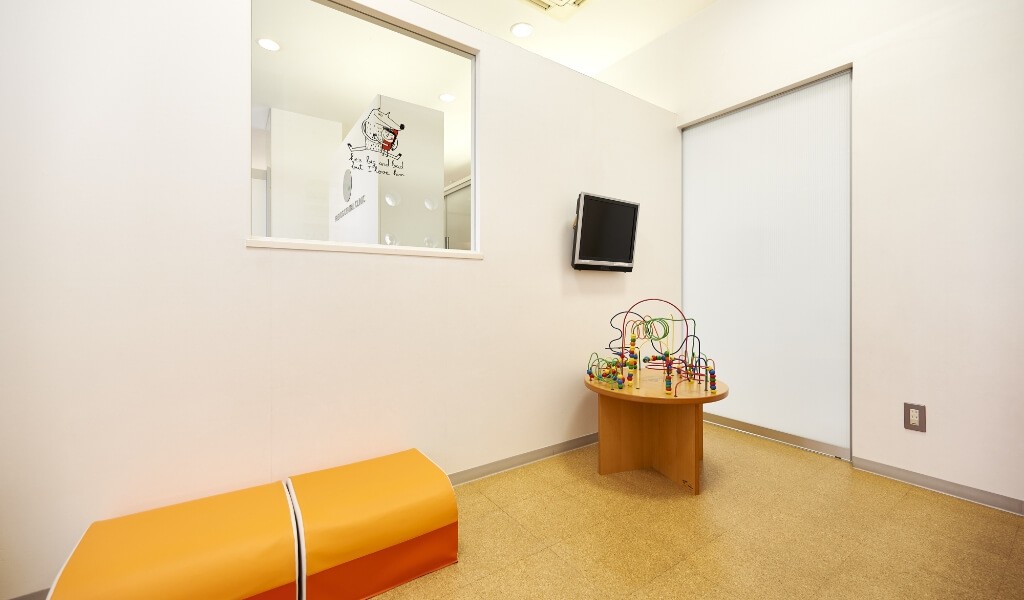 お子様が退屈せず過ごせるよう配慮されています