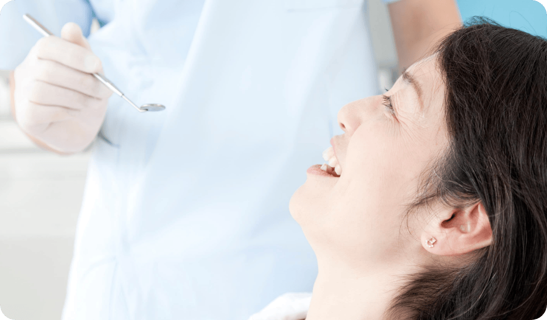 痛みを軽減し、必要最低限のみ削る治療を心がけています。