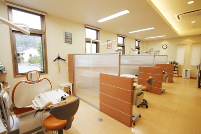 全体的な診断とプライバシーに配慮した診療スペース