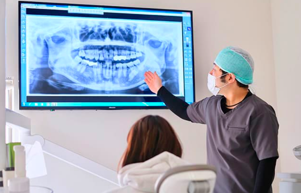 治療内容説明の様子