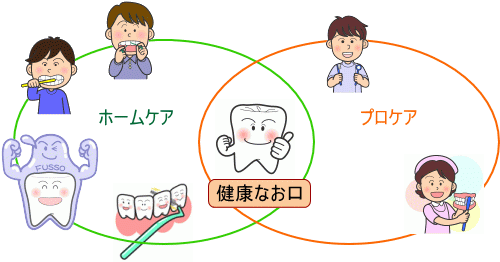 ホームケアとプロケアの両方が必要です