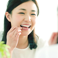 気になる詰め物を治療します