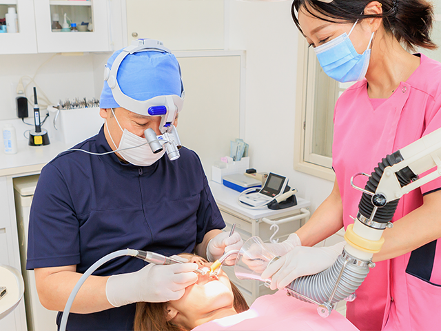 完全担当性で最適な治療を提案します