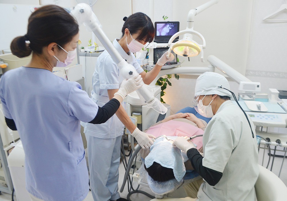 歯ぐきの状態や治療内容を丁寧に説明