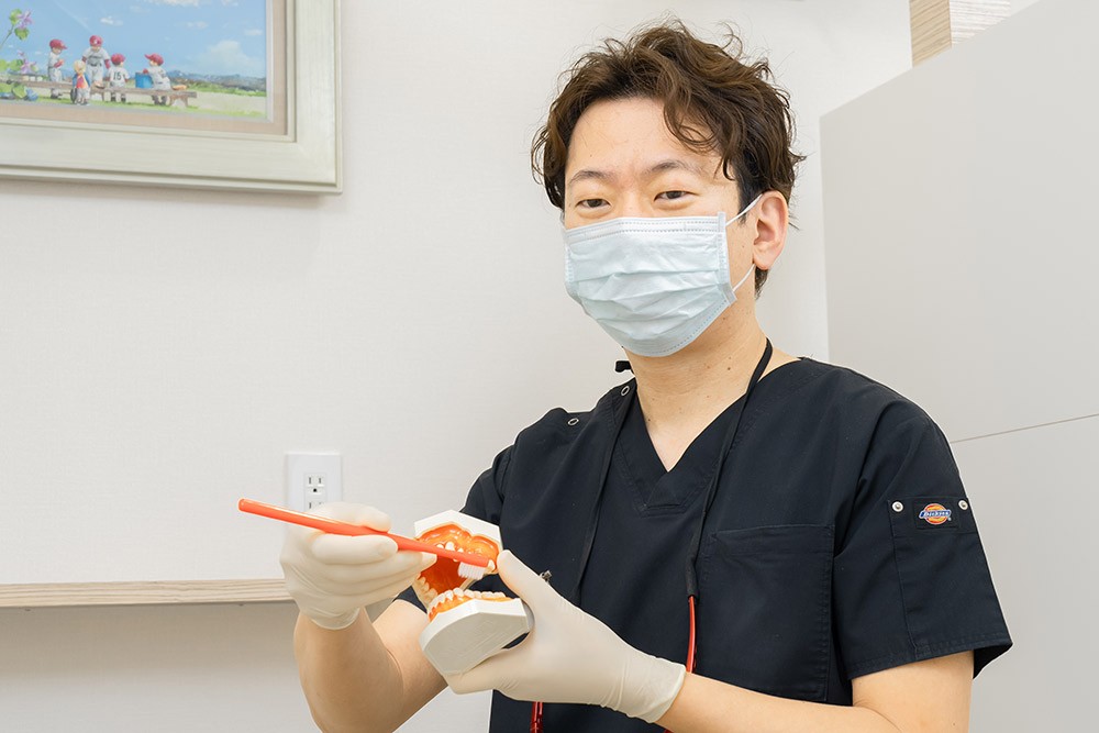 ブラッシング指導を行っております