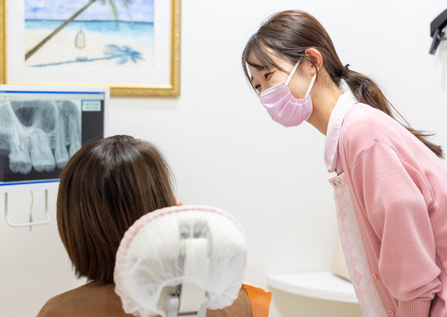 配慮のされたカウンセリングを行い、その後に集中して治療に臨んでいます