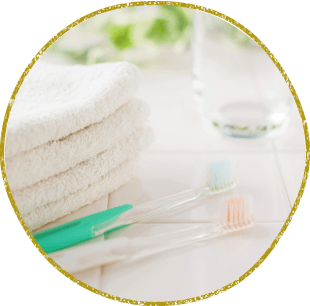 口腔環境を理想的な状態に導きます。