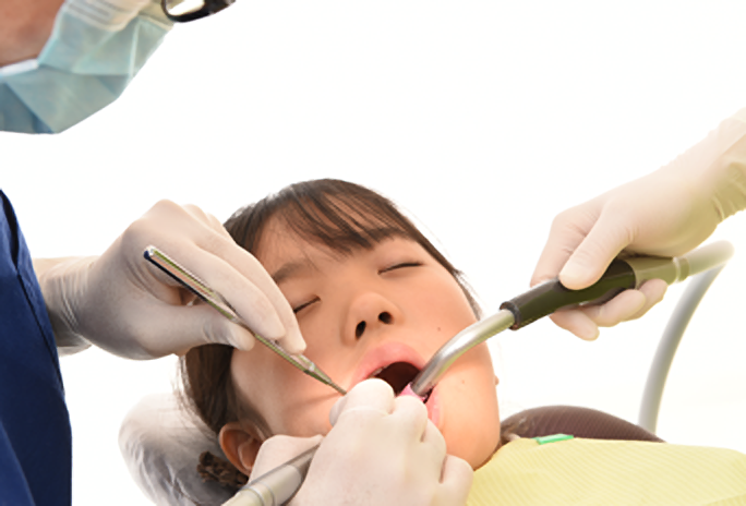 お子様が怖いと感じないよう十分に配慮しています