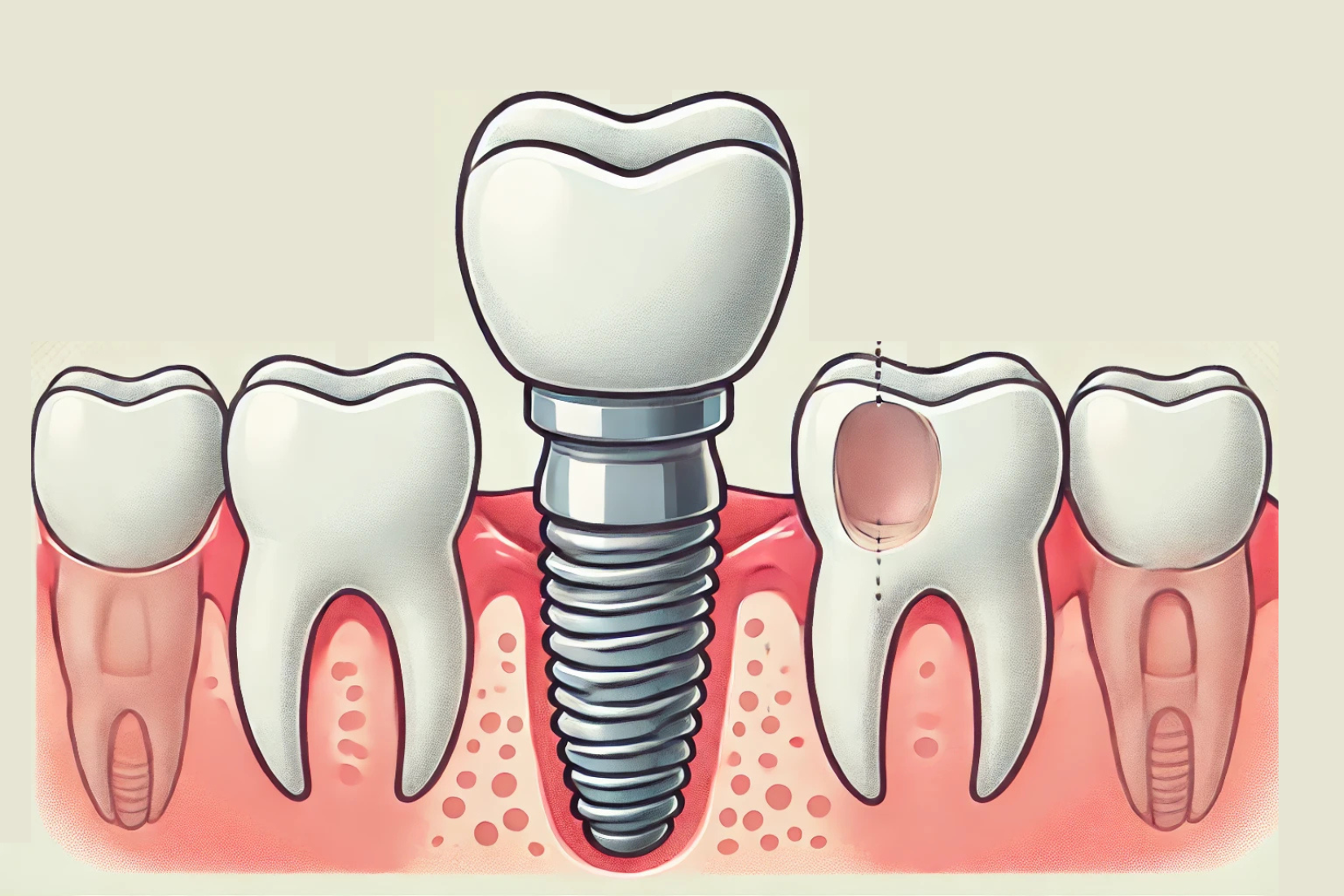 インプラントは痛みを抑えながら治療を進めることが可能です