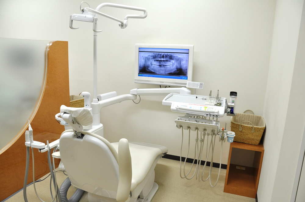 ①外観②診療室③受付イメージ