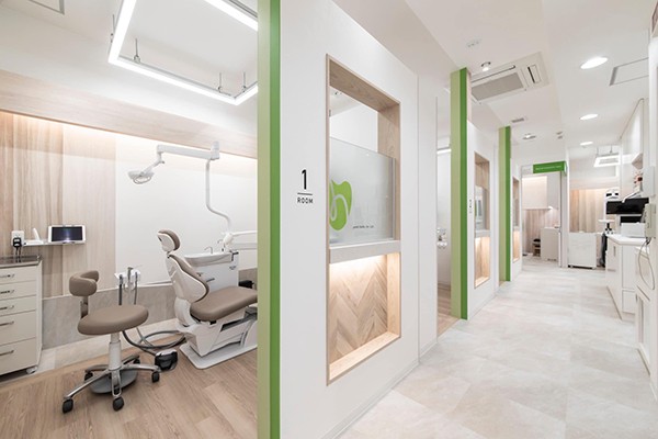 診療室はそれぞれ別れているためプライバシーが守られます
