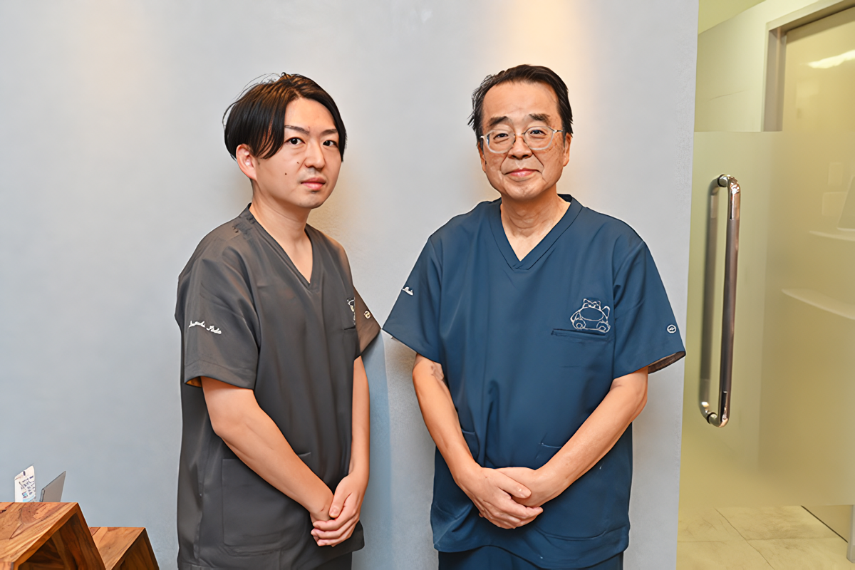 大宮いいだデンタルクリニックの院長と副院長です