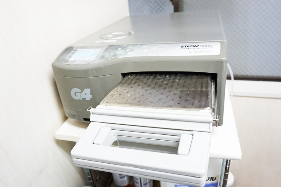 衛生面にも配慮しています