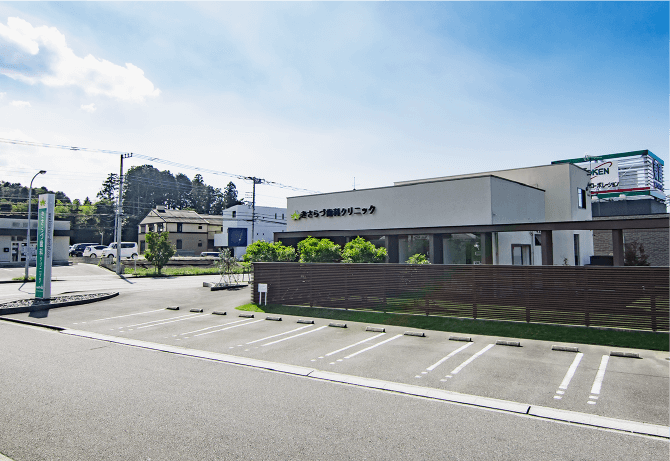 広い駐車場をご用意しています