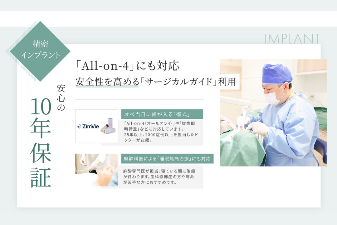 インプラント治療の特徴