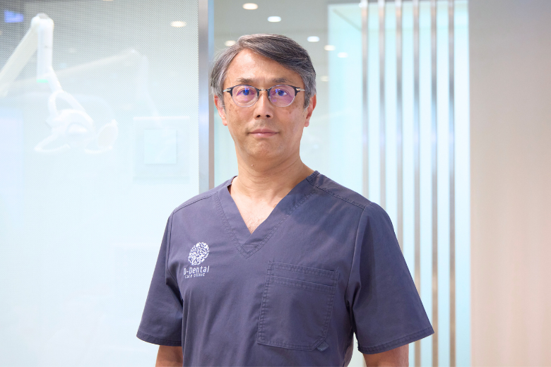 歯は食事や会話、笑顔を支える大切な存在であると考え、生涯にわたるお口の健康づくりを大切にしています。