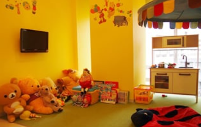 キッズスペースも完備