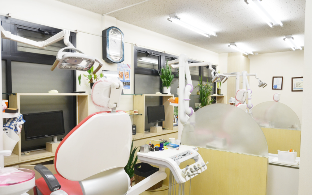 ①受付②診療室③レントゲン