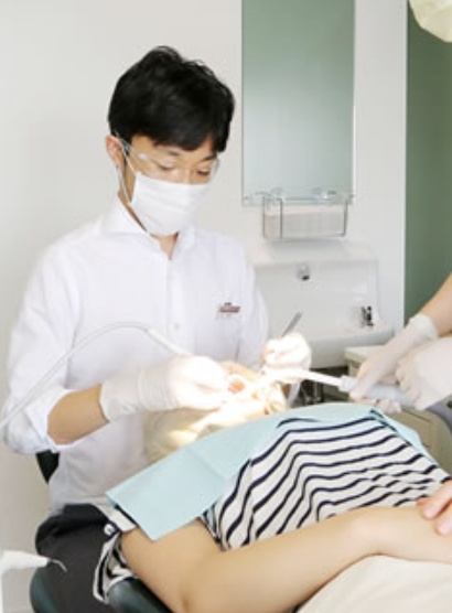 むし歯治療の様子