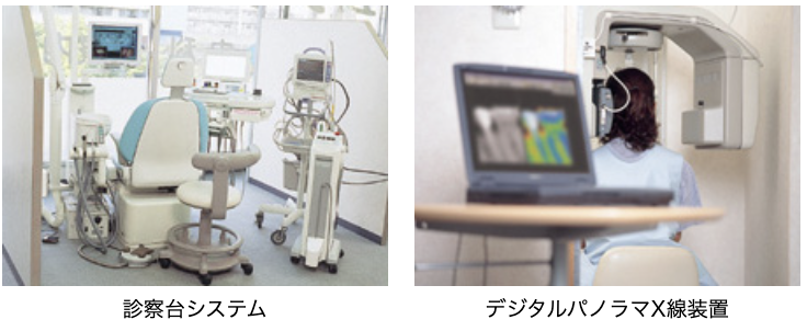 ①慶生会クリニック歯科外観  ②当科設備 ③当科へのアクセス