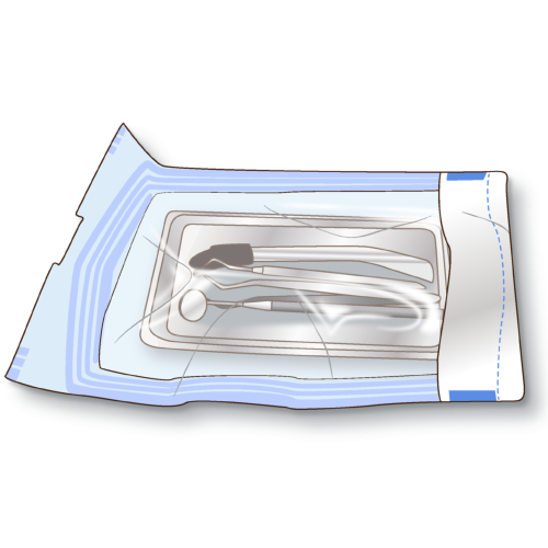 滅菌された器具