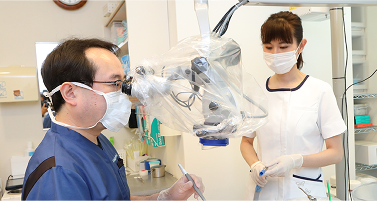 再治療の少ない補綴治療を目指しています