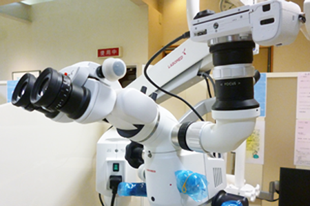 マイクロスコープは根管治療などに有効です