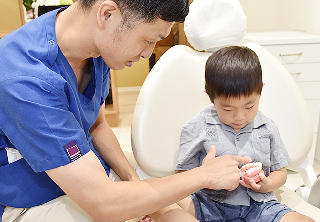 できるだけ痛い思いをさせない・できるだけ歯を削らない治療を提供します