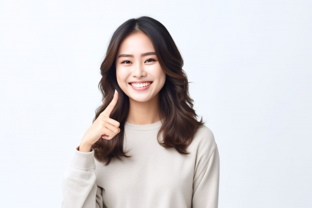 虫歯治療をしても目立ちにくい素材です