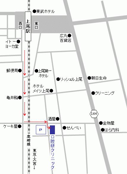 ①医院外観 ②アクセス ③イメージ画像