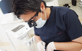 早期発見・早期治療を大切にし、できるだけ歯を残す精密な治療を行っております