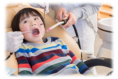 お子様に寄り添い、怖くない歯医者デビューをサポート