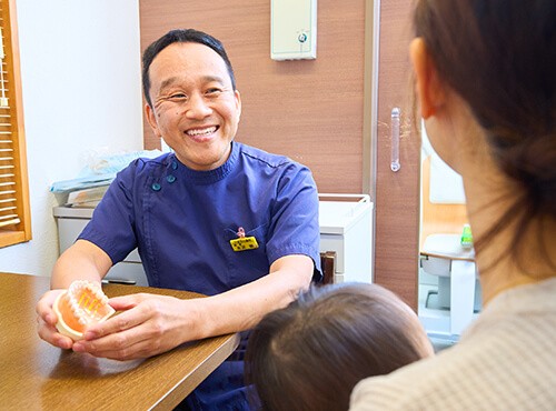 患者様と一緒にお口のケアに取り組むことがひまわり歯科の役割と考えています