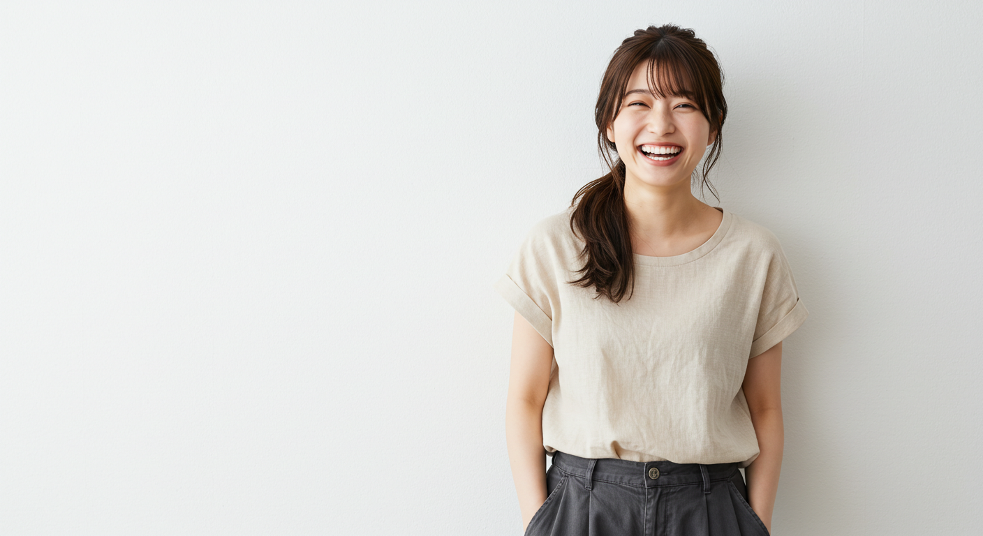 自然な美しさで笑顔に自信