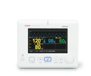 生体モニターにより患者様の血圧などをモニタリングします
