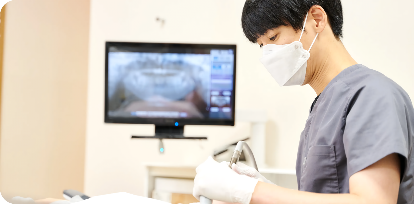 口腔に違和感を感じる場合は早期の対応が重要であるため、早めにご相談ください