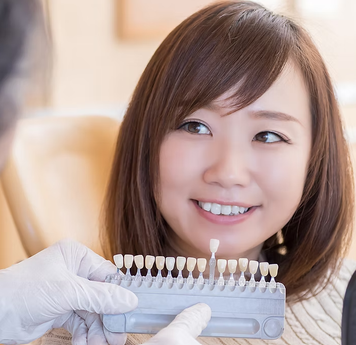 自由診療なら、さまざまな素材や治療法を選択できます